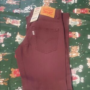 Levi's 517 Deep Red Jeans